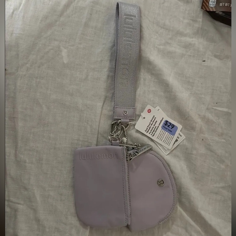 Lululemon Lavender Dual Wristlet Card Case